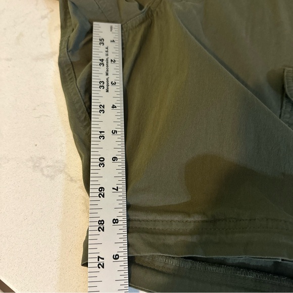 Boy Scout Shorts Men’s Size 30 Green Convertible Zip off Uniform Short Only - Picture 6 of 7